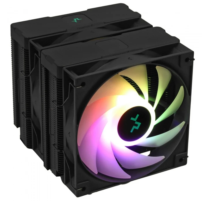 Кулер DEEPCOOL AG620 DIGITAL BK ARGB черный, R-AG620-BKADMN-G-2