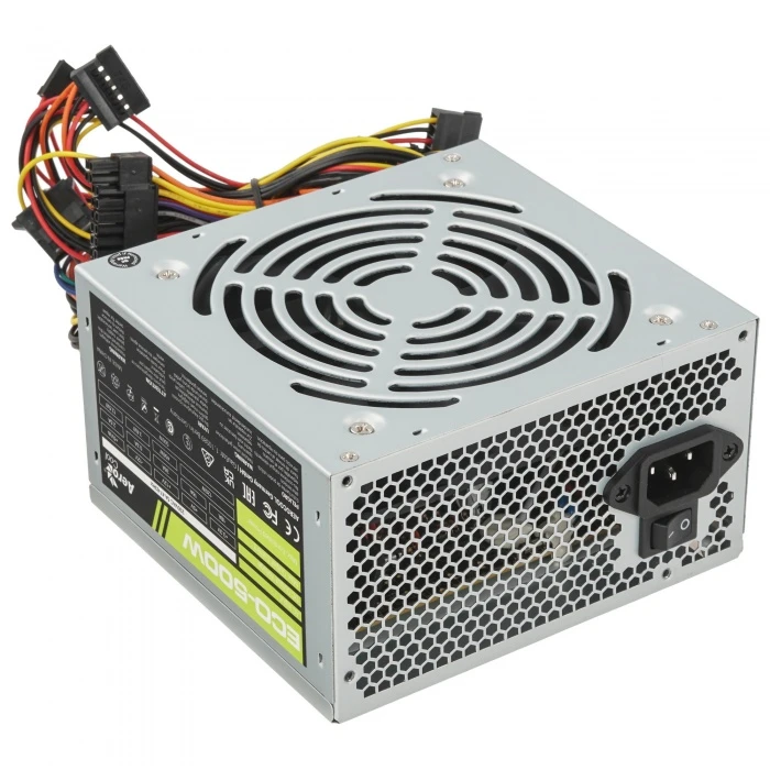 Блок питания AeroCool ECO 500W серый, ECO-500W