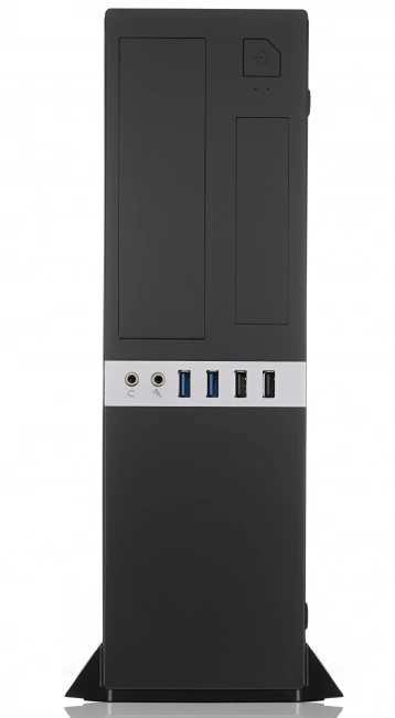 Корпус Foxline FL-203 черный, Slim