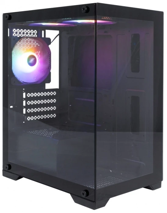 Корпус 1STPLAYER MIKU Mi2 черный, Mini-Tower