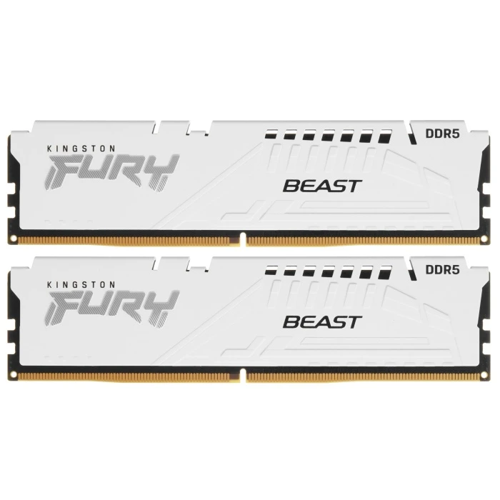 Оперативная память Kingston FURY Beast White 32Gb 5200Mhz, KIT 2*16Gb, KF552C40BWK2-32