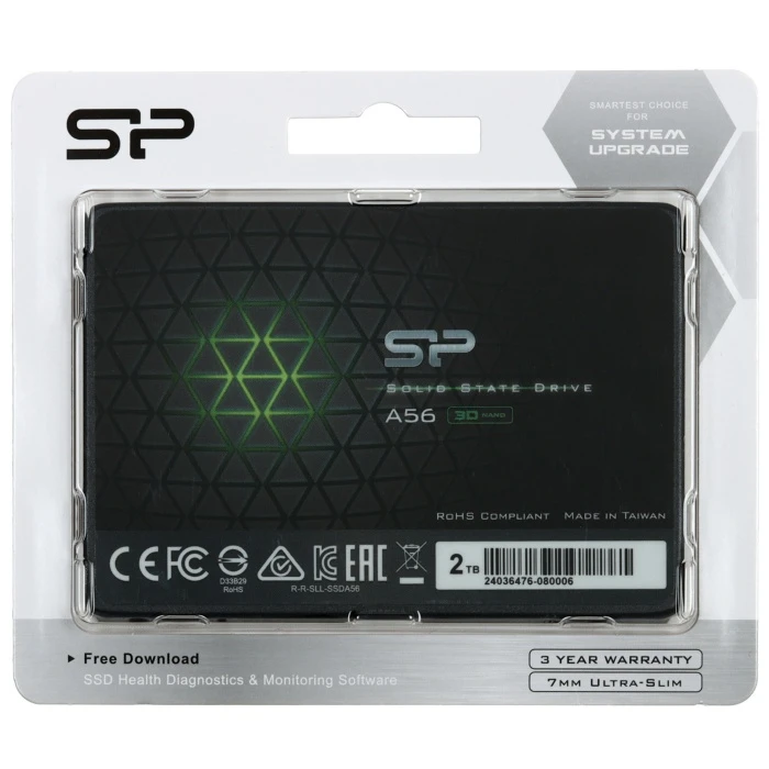 SSD накопитель Silicon Power Ace A56 2Tb 2.5" SATA, SP002TBSS3A56A25