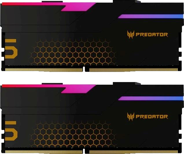 Оперативная память Acer Predator Hermes RGB 32Gb 6400Mhz, KIT 2*16Gb, BL.9BWWR.391