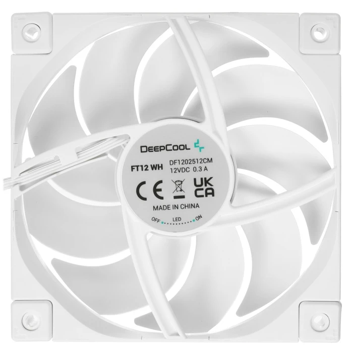 Вентилятор DEEPCOOL FT12 белый