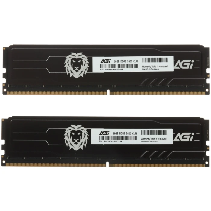Оперативная память AGI UD238 32Gb 5600Mhz, KIT 2*16Gb, AGI560A16UD238-DT