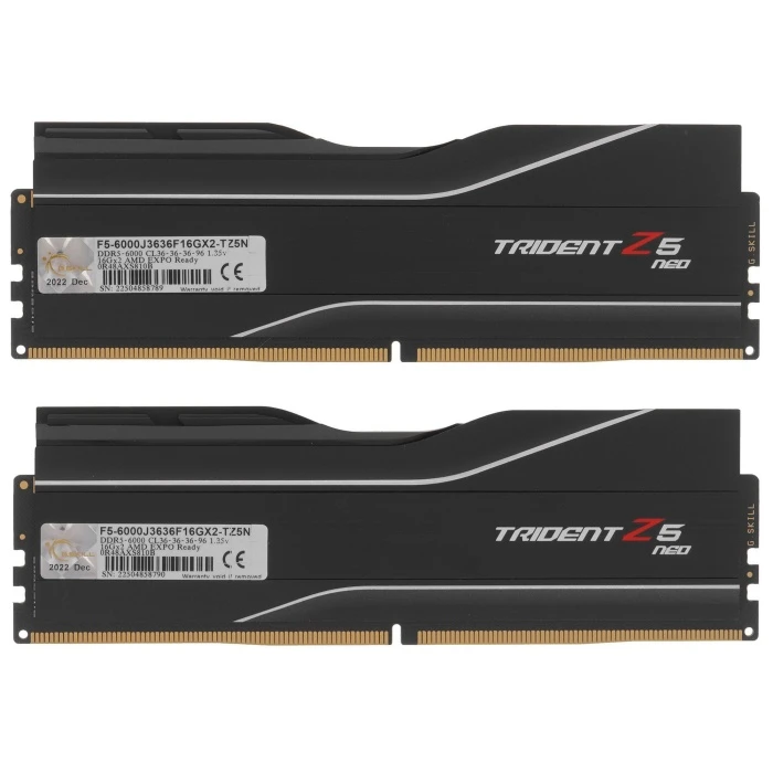 Оперативная память G.Skill Trident Z5 Neo 32Gb 6000Mhz, KIT 2*16Gb, F5-6000J3636F16GX2-TZ5N