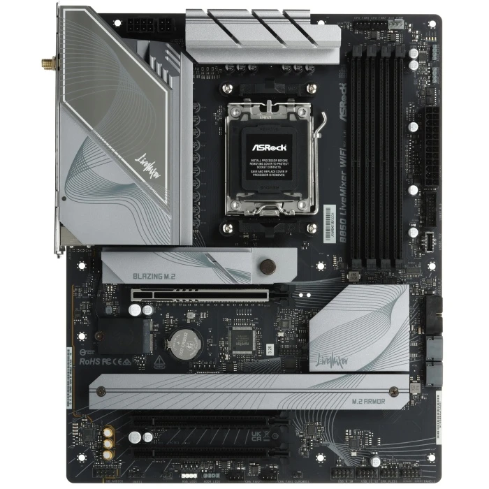 Мат. плата ASRock B850 LiveMixer WiFi, AM5