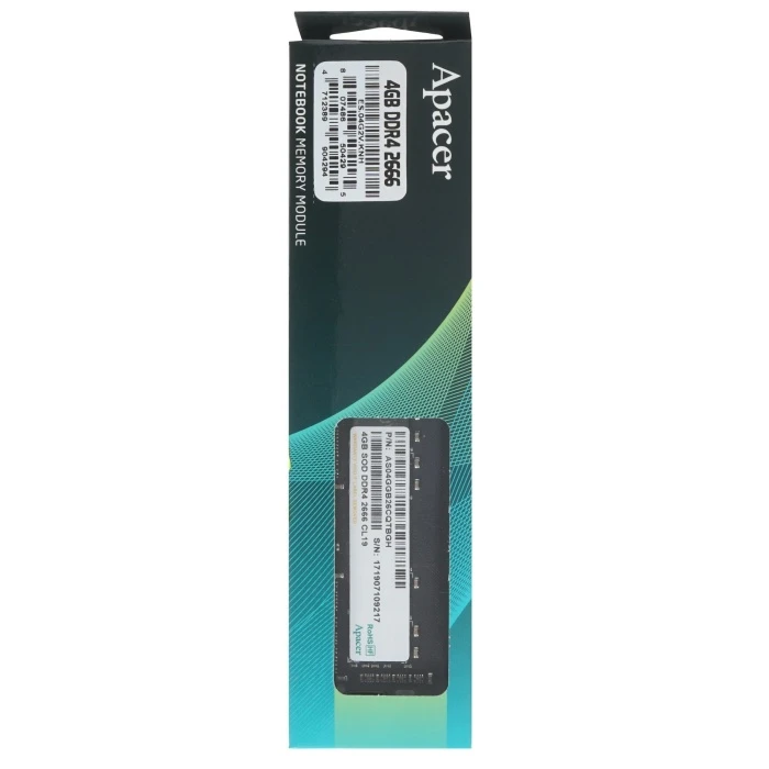 Оперативная память Apacer 4Gb 2666Mhz, ES.04G2V.KNH