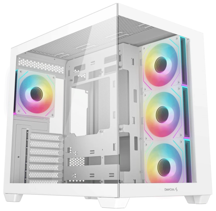 Корпус DEEPCOOL CG530 4F белый, Mid-Tower