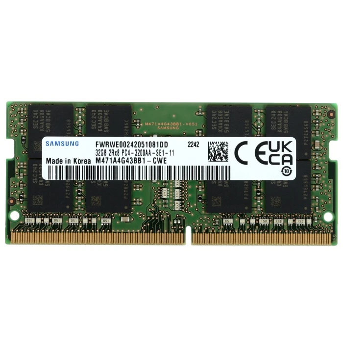 Оперативная память Samsung 32Gb 3200Mhz, M471A4G43BB1-CWE