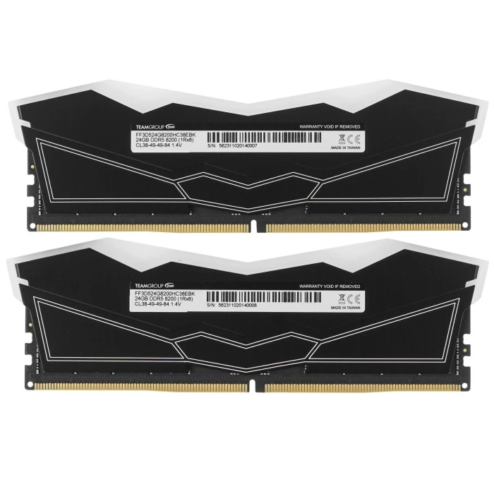 Оперативная память Team Group T-Force Delta RGB 48Gb 8200Mhz, KIT 2*24Gb, FF3D548G8200HC38EDC01