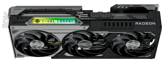 Видеокарта ASRock AMD Radeon RX 9070 XT Steel Legend Dark 16Gb