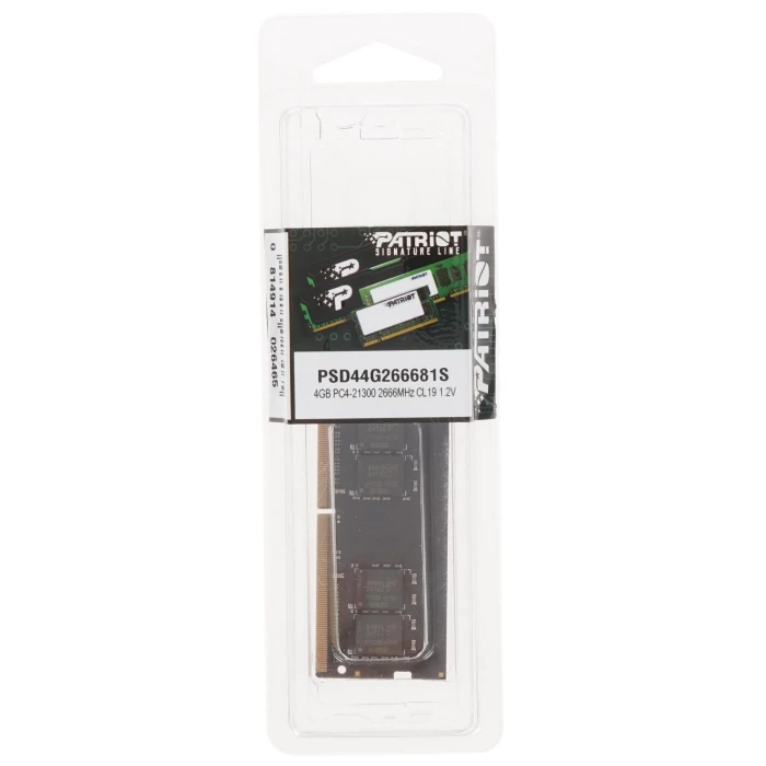 Оперативная память Patriot Signature Line 4Gb 2666Mhz, PSD44G266681S