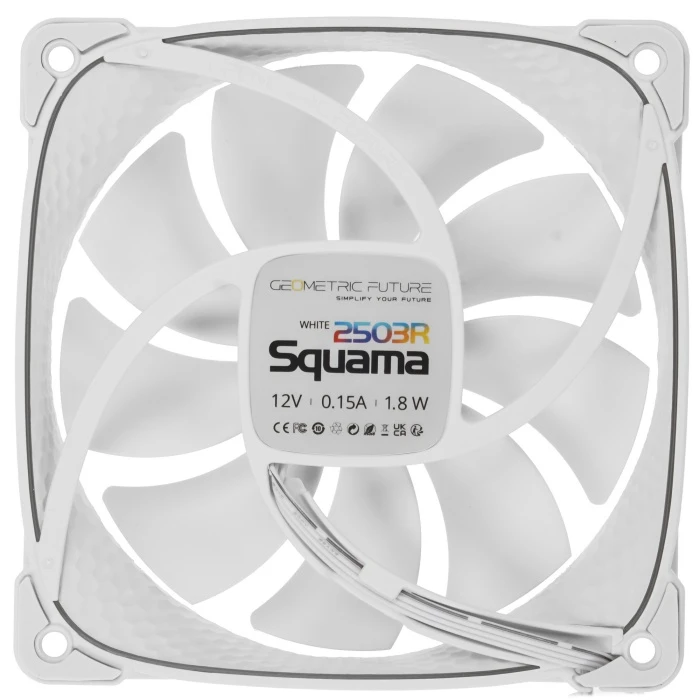 Реверсный вентилятор Geometric Future Squama 2503RW Single Pack белый, 1F2503R112011
