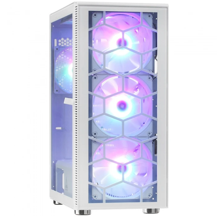 Корпус MONTECH X3 GLASS белый, Mid-Tower
