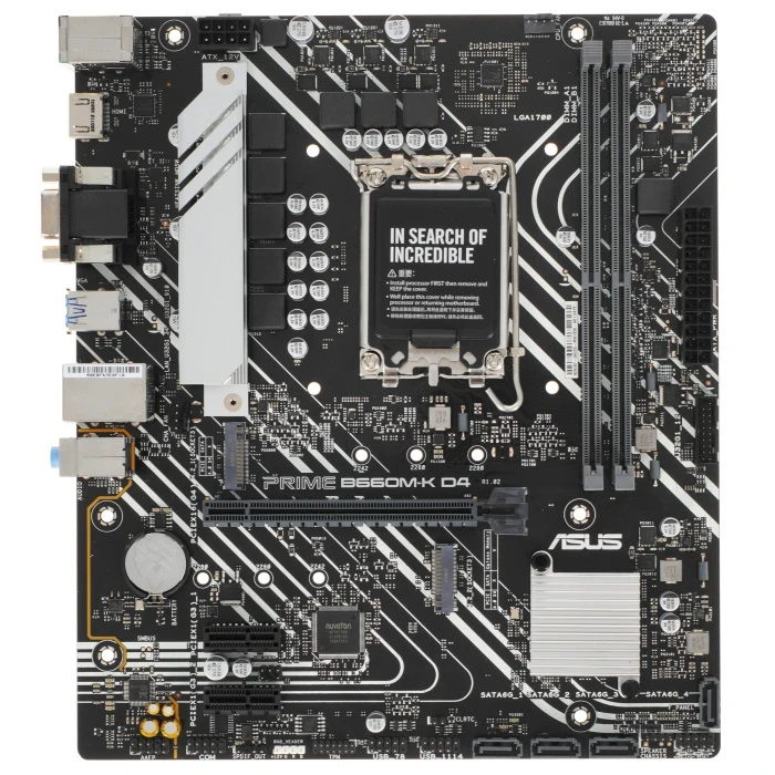 Мат. плата ASUS PRIME B660M-K D4, LGA 1700
