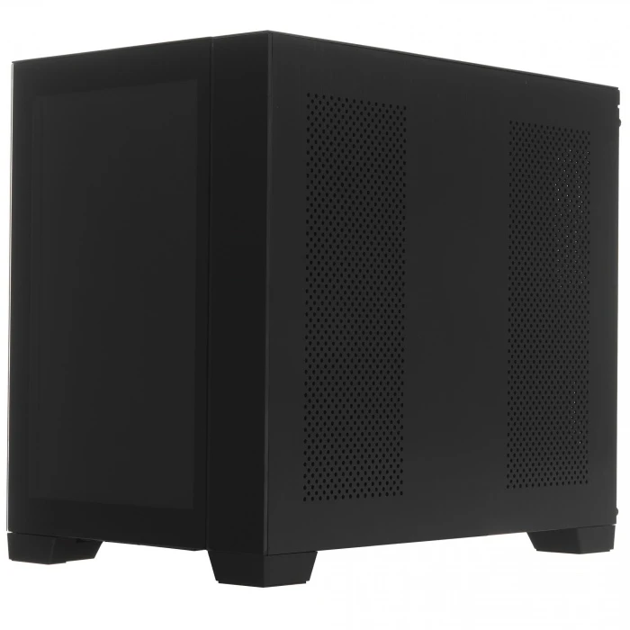 Корпус Lamptron LAMP-DMS380 черный, Mid-Tower