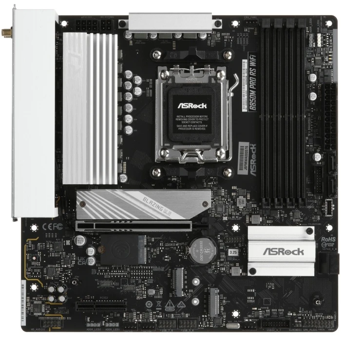 Мат. плата ASRock B850M Pro RS WiFi, AM5