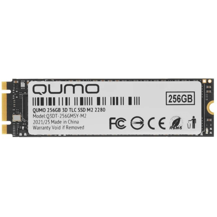 SSD накопитель QUMO Novation 256Gb 2.5" SATA, Q3DT-256GMSY-M2