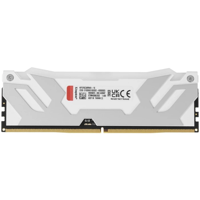 Оперативная память Kingston Fury Renegade White RGB 16Gb 7600Mhz, KF576C38RWA-16