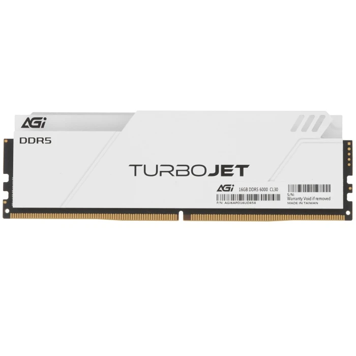 Оперативная память AGI TurboJet RGB 16Gb 6000Mhz, AGI6APD16UD858-SR
