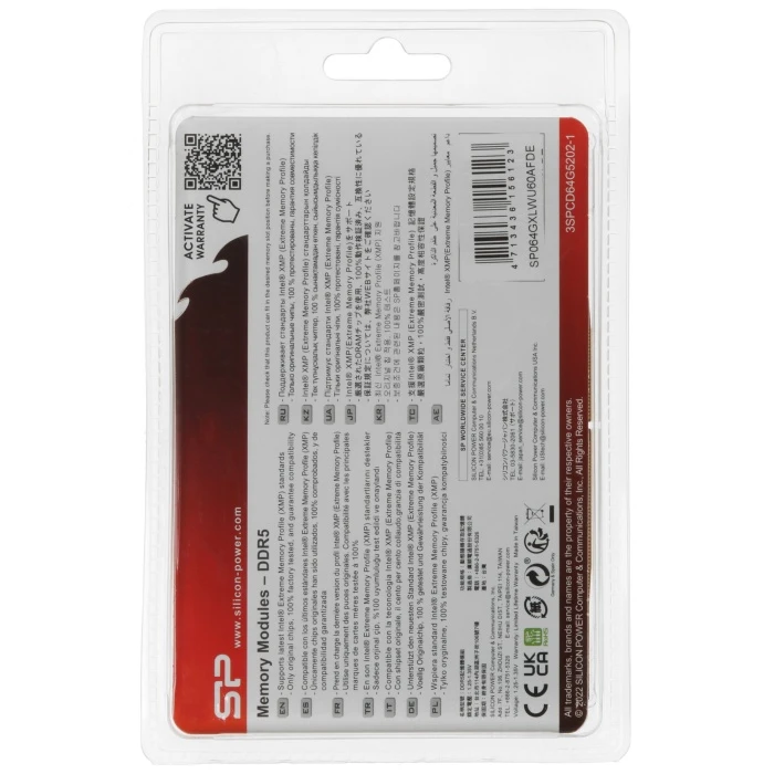Оперативная память Silicon Power Xpower Zenith 64Gb 6000Mhz, KIT 2*32Gb, SP064GXLWU60AFDE