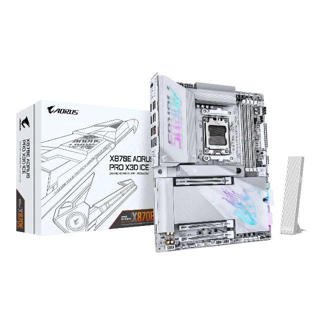 Мат. плата Gigabyte X870E AORUS PRO X3D ICE, AM5