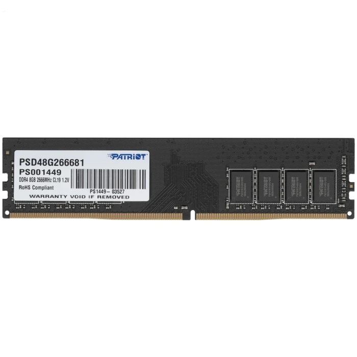 Оперативная память Patriot Signature Line 8Gb 2666Mhz, PSD48G266681
