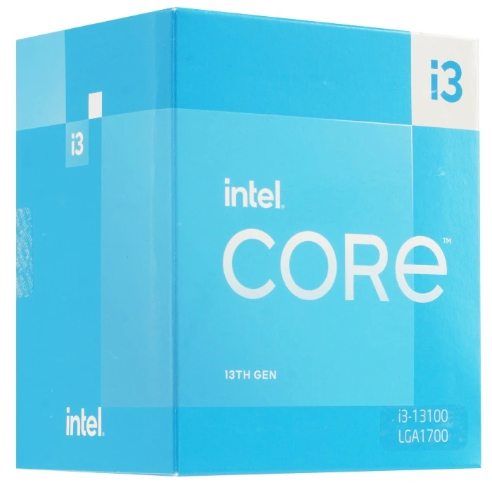 Процессор Intel Core i3-13100, BOX, LGA 1700
