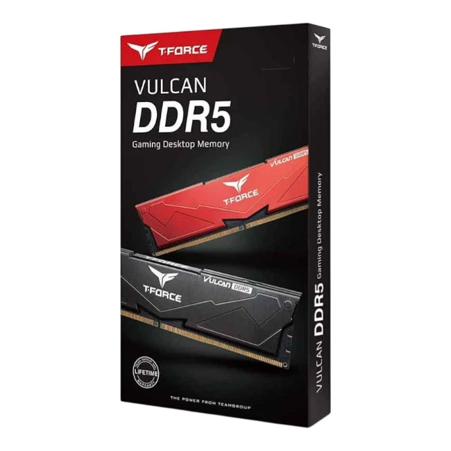 Оперативная память Team Group T-FORCE Vulcan 32Gb 6400MHz, KIT 2*16Gb, FLBD532G6400HC40BDC01