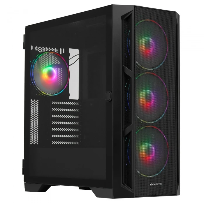 Корпус Chieftec APEX LUMO черный, Mid-Tower