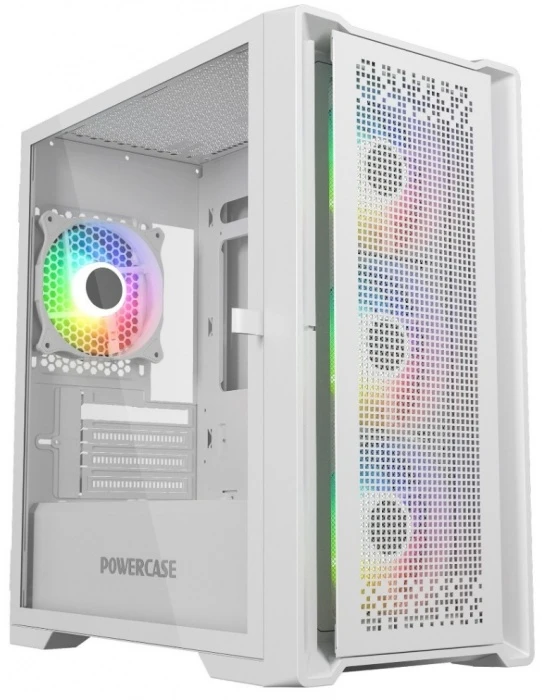 Корпус PowerCase ByteFlow Micro белый, Mini-Tower