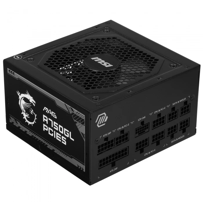 Блок питания MSI MAG A750GL PCIE5  черный