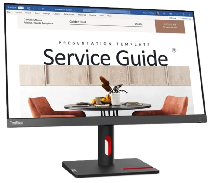 Монитор Lenovo ThinkVision S24i-30, 23.8", серый