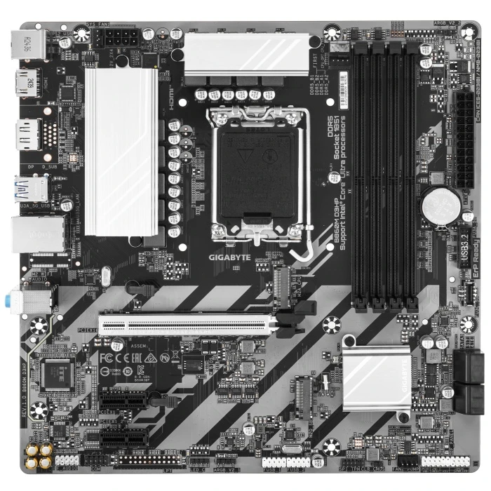 Мат. плата GIGABYTE B860M D3HP, LGA 1851
