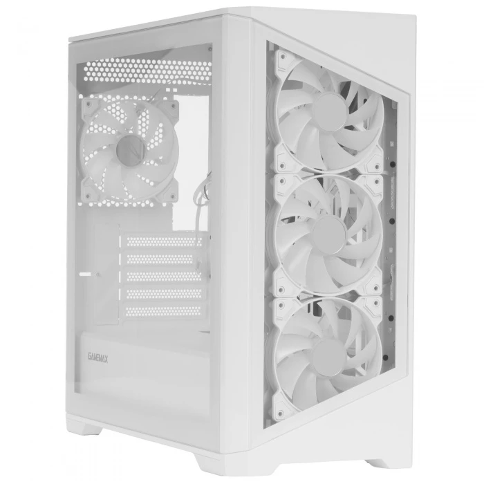 Корпус GameMax Destroyer TGW белый, Mini-Tower