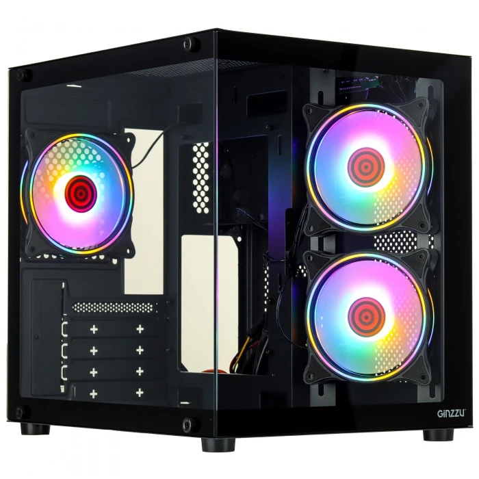 Корпус GiNZZU V150 черный, Mini-Tower