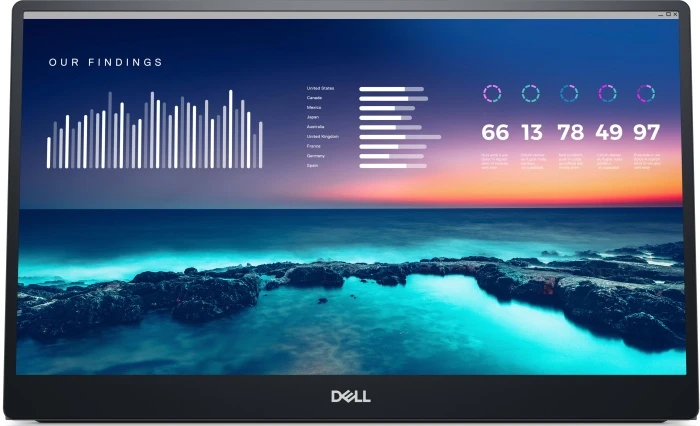 Монитор Dell P1424H, 14", серый