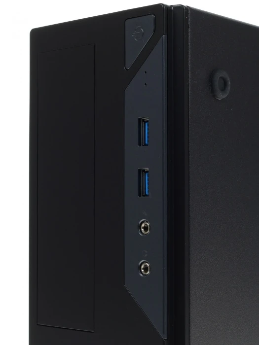 Корпус POWERMAN EL501BK черный, Slim