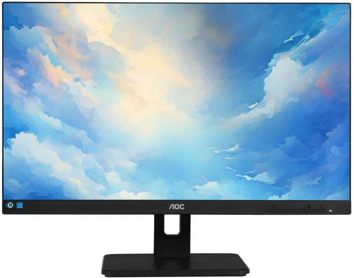 Монитор AOC 24E3QAF, 23.8", черный