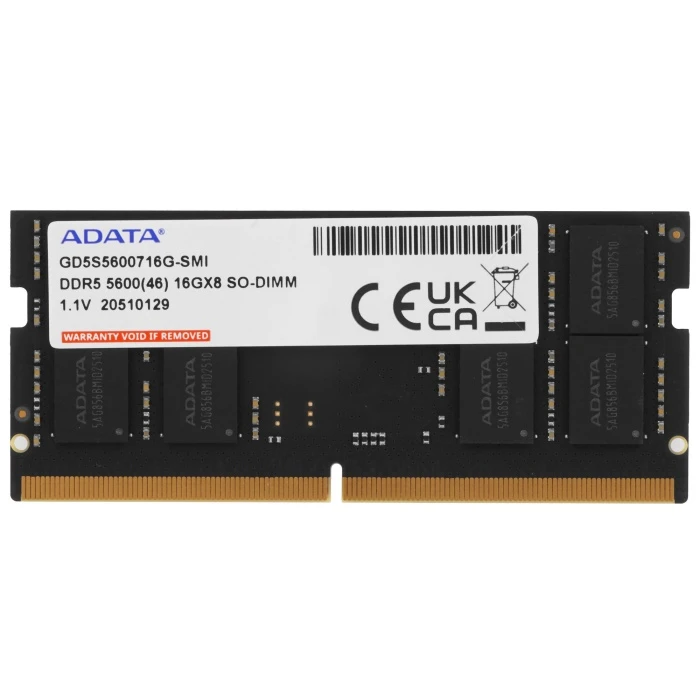 Оперативная память ADATA Gold 16Gb 5600Mhz, GD5S5600716G-SMI