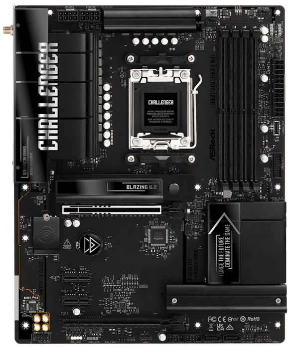 Мат. плата ASRock B850 Challenger WiFi, AM5
