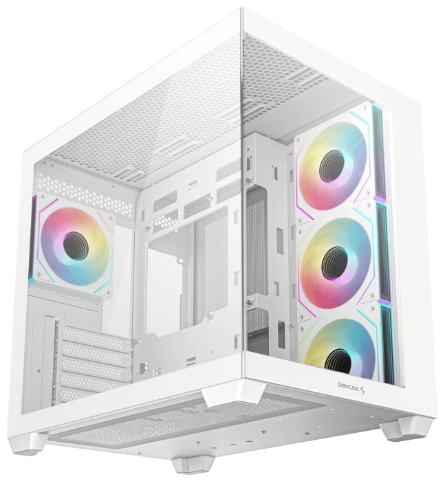 Корпус DEEPCOOL CG530 4F белый, Mid-Tower