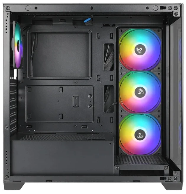 Корпус AZZA NEPTUNE черный, Mid-Tower
