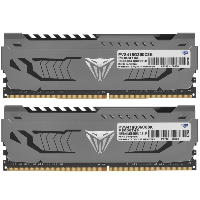 Оперативная память Patriot Viper 4 Steel 16Gb 3600Mhz, KIT 2*8Gb, PVS416G360C8K