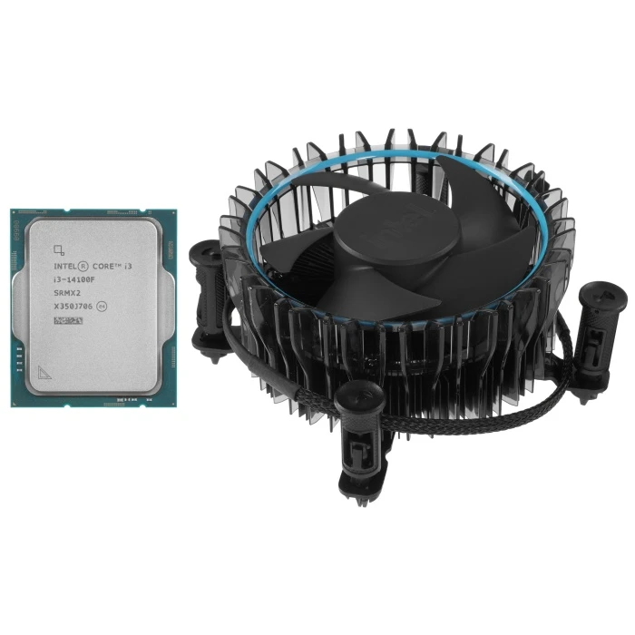Процессор Intel Core i3-14100F, BOX, LGA 1700
