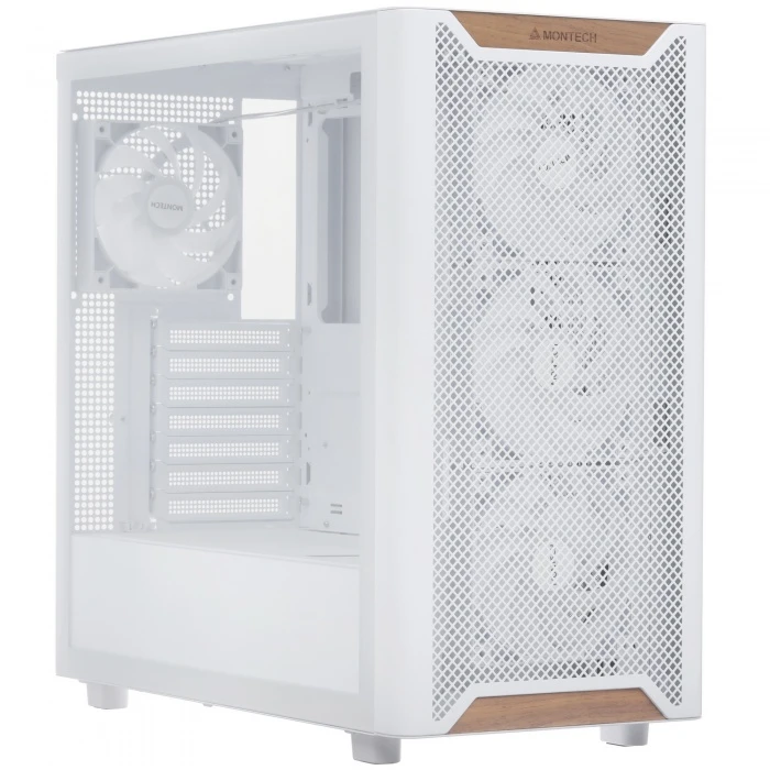 Корпус MONTECH XR Wood белый, Mid-Tower