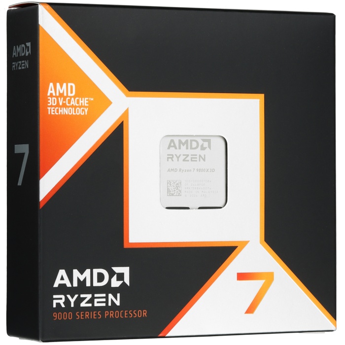 Процессор AMD Ryzen 7 9800X3D, BOX, AM5