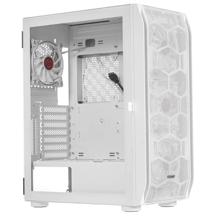 Корпус GiNZZU GL390 белый, Mid-Tower