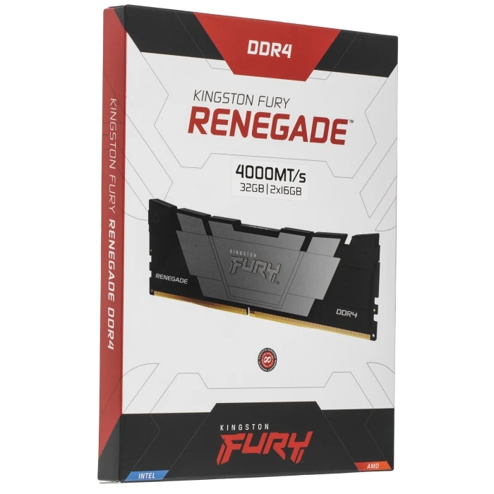 Оперативная память Kingston FURY Renegade 32Gb 4000Mhz, KIT 2*16Gb, KF440C19RB12K2/32
